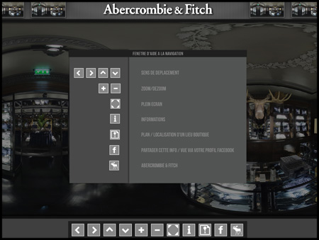 Abercrombie & Fitch / Webdesign